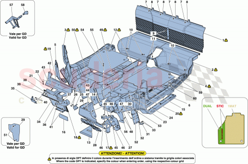 Part Diagram for Ferrari 87374600