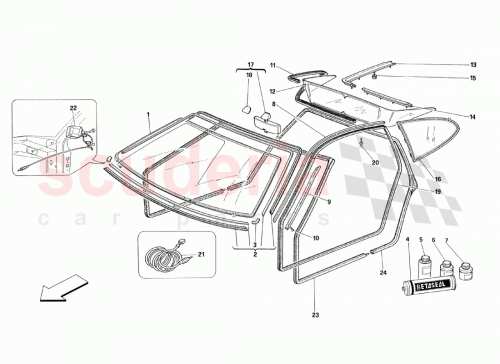 Part Diagram for Ferrari 63397600