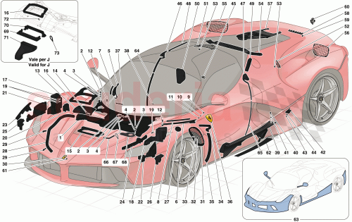 Part Diagram for Ferrari 86322700