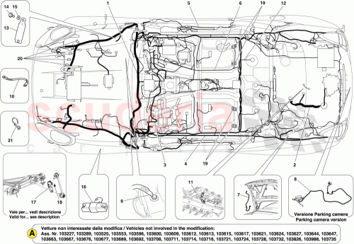 Part Diagram for Ferrari 302141