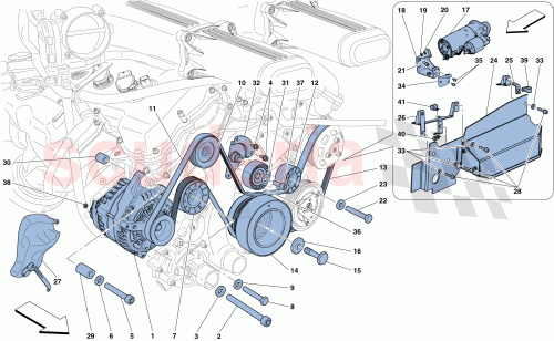 Part Diagram for Ferrari 12646621