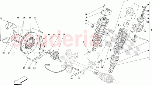 Part Diagram for Ferrari 259542