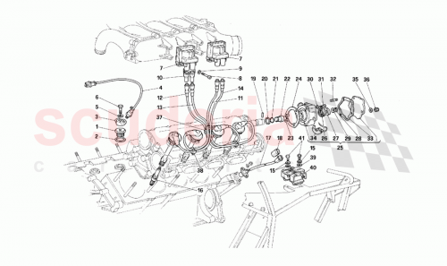 Part Diagram for Ferrari 142815