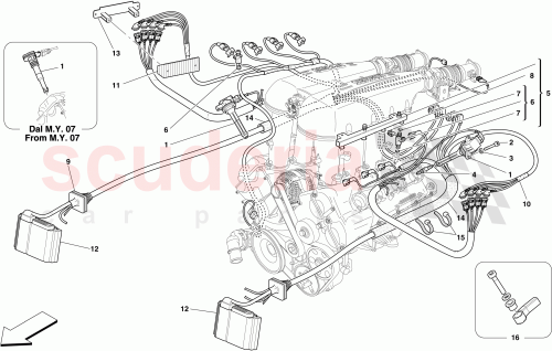 Part Diagram for Ferrari 281449