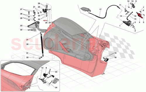 Part Diagram for Ferrari 296945