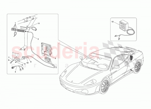 Part Diagram for Ferrari 14497724