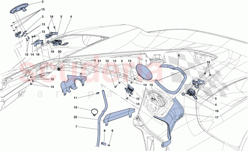 Part Diagram for Ferrari 86297800