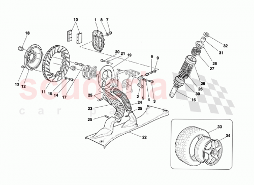 Part Diagram for Ferrari 163365