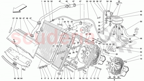 Part Diagram for Ferrari 165390