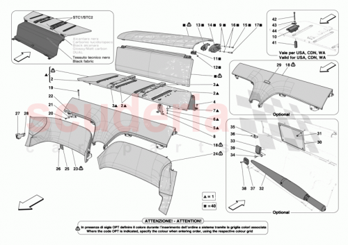 Part Diagram for Ferrari 960691