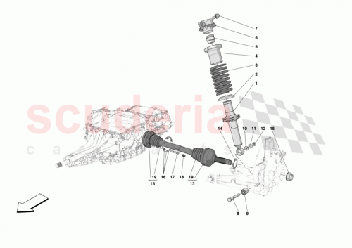 Part Diagram for Ferrari 915564