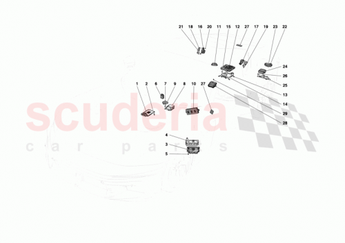 Part Diagram for Ferrari 870538