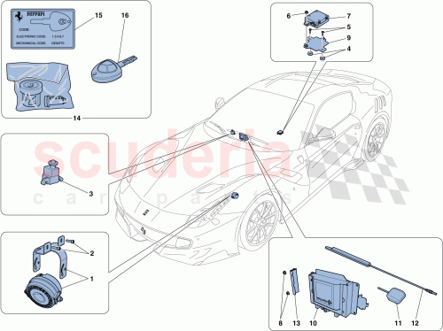 Part Diagram for Ferrari 274464