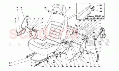 Part Diagram for Ferrari 153982