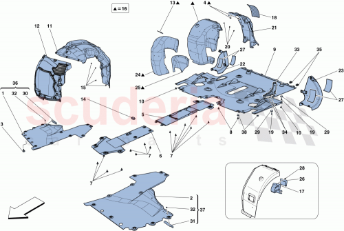 Part Diagram for Ferrari 85924900