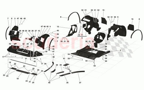 Part Diagram for Ferrari 13029034