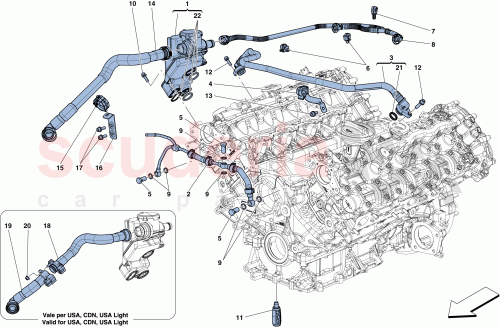 Part Diagram for Ferrari 320055
