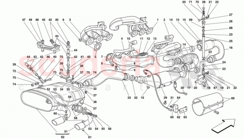 Part Diagram for Ferrari 140755