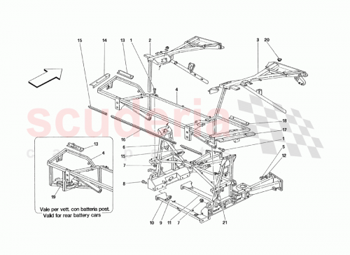 Part Diagram for Ferrari 62054800