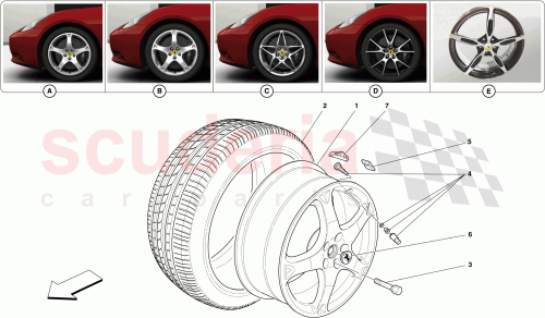 Part Diagram for Ferrari 246441