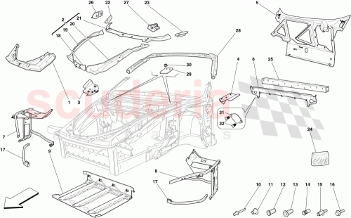 Part Diagram for Ferrari 69665511
