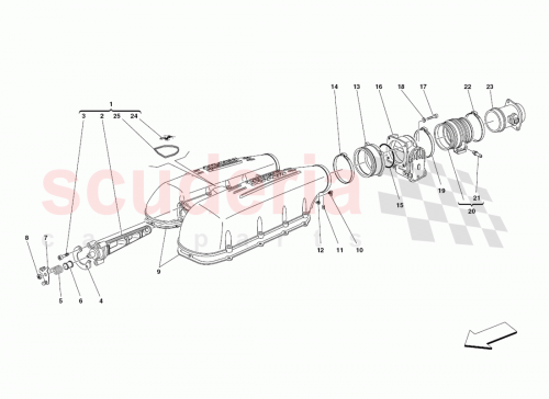 Part Diagram for Ferrari 203401