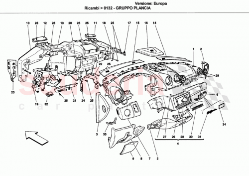 Part Diagram for Ferrari 808333