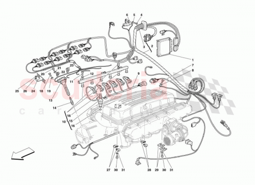 Part Diagram for Ferrari 188586
