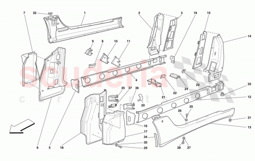 Part Diagram for Ferrari 62791100