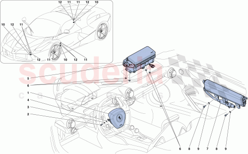 Part Diagram for Ferrari 250753