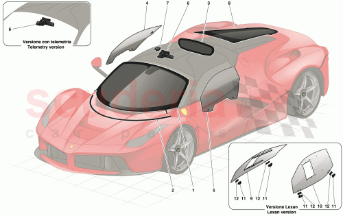 Part Diagram for Ferrari 86149700