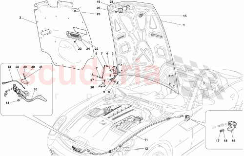 Part Diagram for Ferrari 68058000