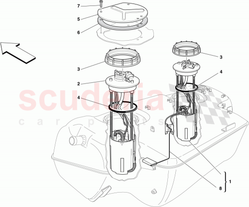 Part Diagram for Ferrari 181205
