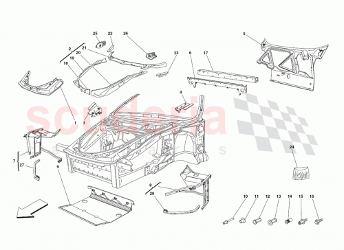 Part Diagram for Ferrari 65065400