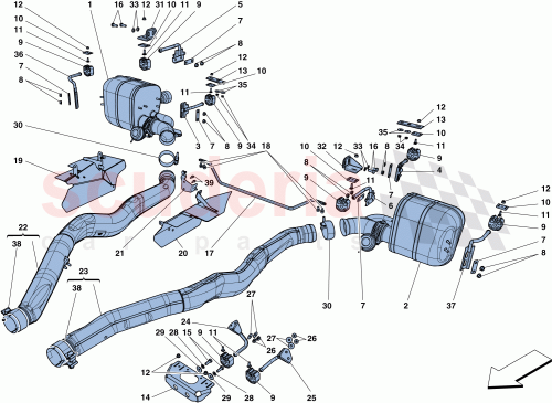 Part Diagram for Ferrari 331672
