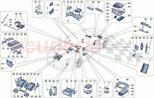 Part Diagram for Ferrari 340720