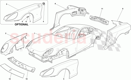 Part Diagram for Ferrari 67618611