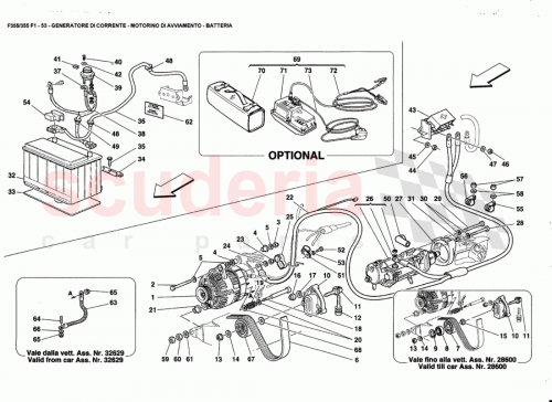 Part Diagram for Ferrari 172526