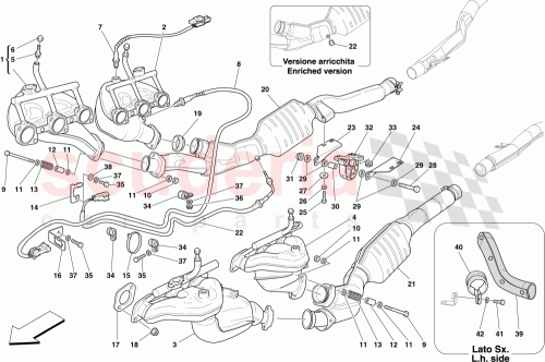 Part Diagram for Ferrari 208856