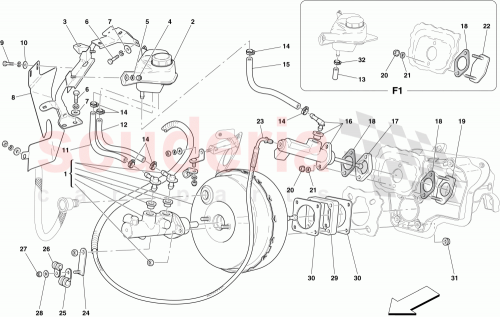 Part Diagram for Ferrari 203623