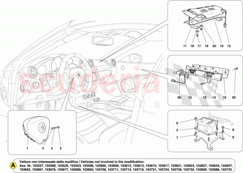 Part Diagram for Ferrari 89207500