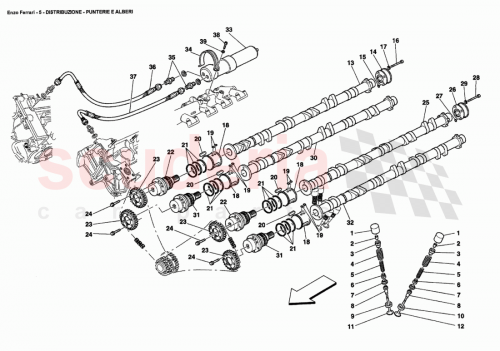 Part Diagram for Ferrari 176437