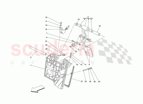 Part Diagram for Ferrari 13517024
