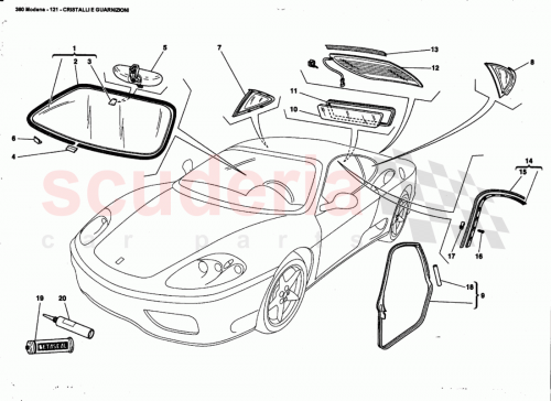 Part Diagram for Ferrari 63354600