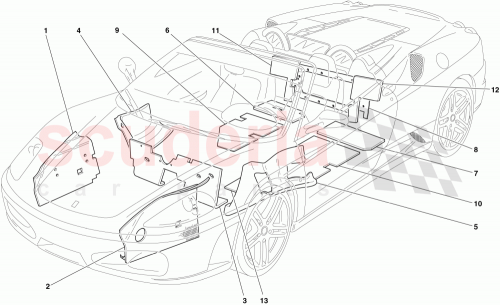 Part Diagram for Ferrari 81095800