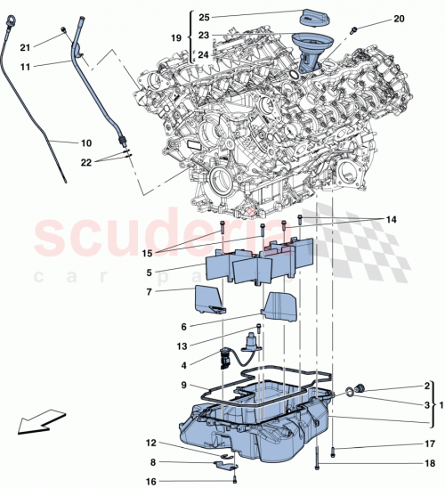 Part Diagram for Ferrari 304668