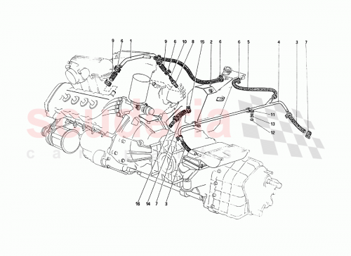 Part Diagram for Ferrari 118216
