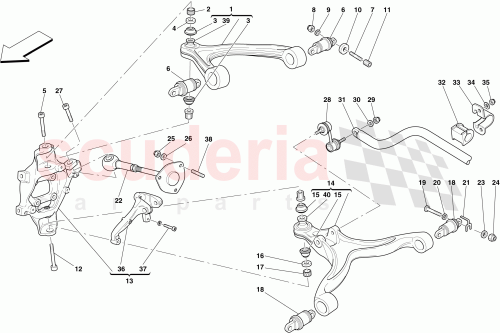 Part Diagram for Ferrari 208321