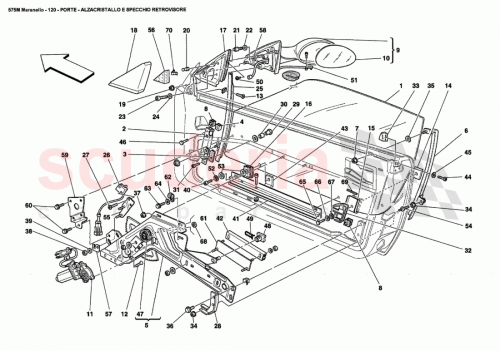 Part Diagram for Ferrari 64586300