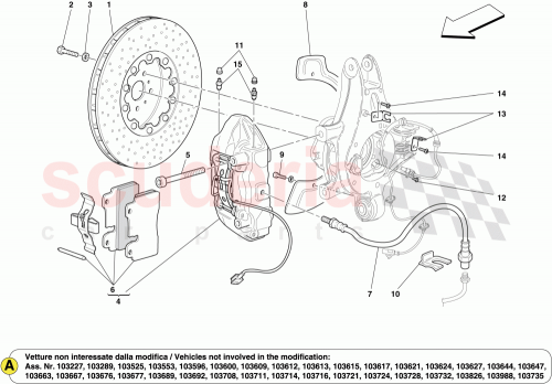 Part Diagram for Ferrari 70002544
